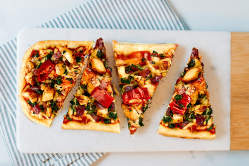 Kirsty's Chicken & Piquant Pepper Flatbread Pizza lifestyle
